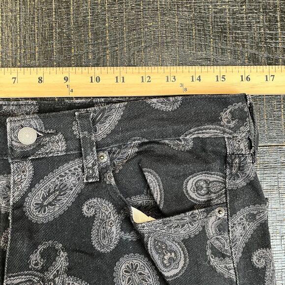 Levis Jeans 512 Slim Taper Paisley Retro Denim Men's Size 31x30 - Picture 4 of 9